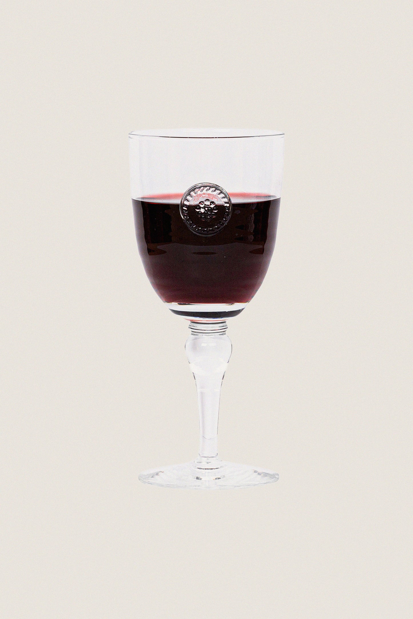 Berry and Thread Wine Glass