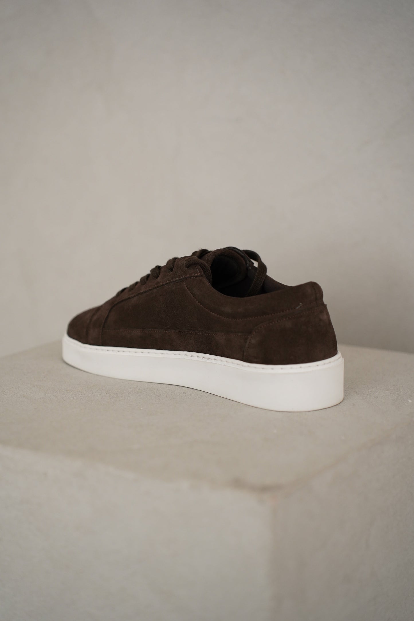 Capo Oxford Suede Trainer - Brown