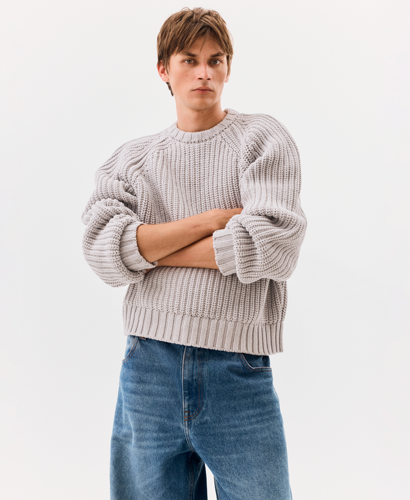3 Gauge 'Real Indigo' Knit