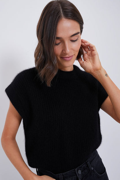 Black Softest Olivia Vest