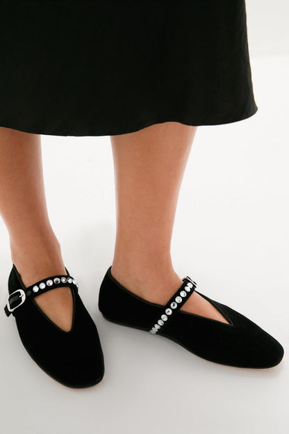 Black Stella Slippers