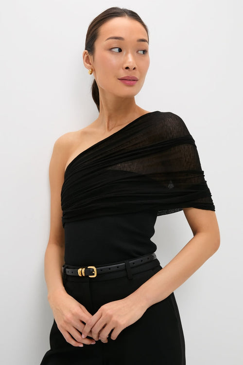 Black Satterly Top