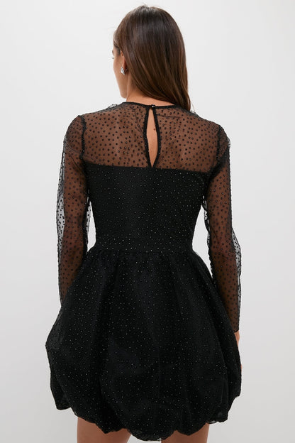 Black Saoirse Mini Dress