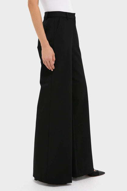 Black Pillar Wide Leg Pant