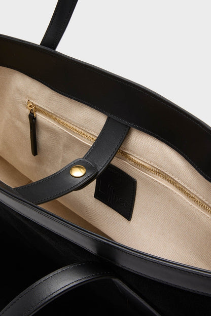 Black Suede Large Sprout Tote