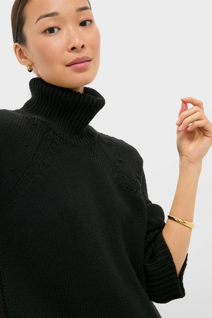 Black Louisa Turtleneck Sweater