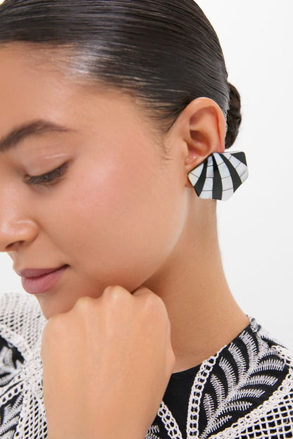 Black Maris Earrings