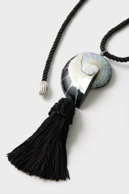 Black Nautilus Necklace