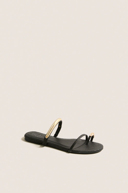 Black Vacay Sandals