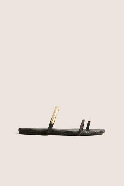 Black Vacay Sandals