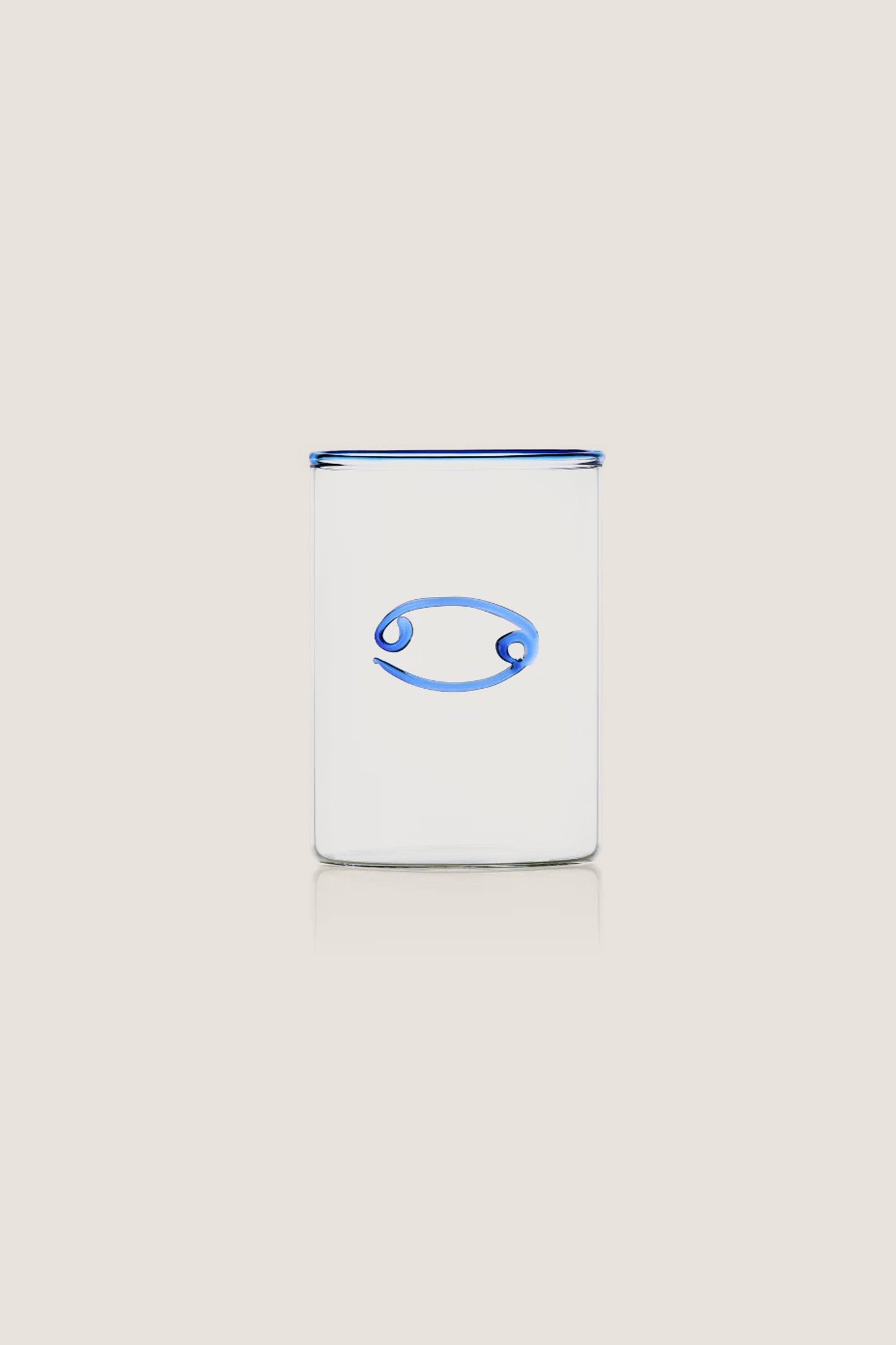 Blue Cancer Lowball Glass (Set of 2)