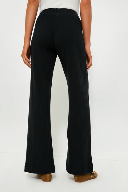 Black Pointelle Boxer Pant