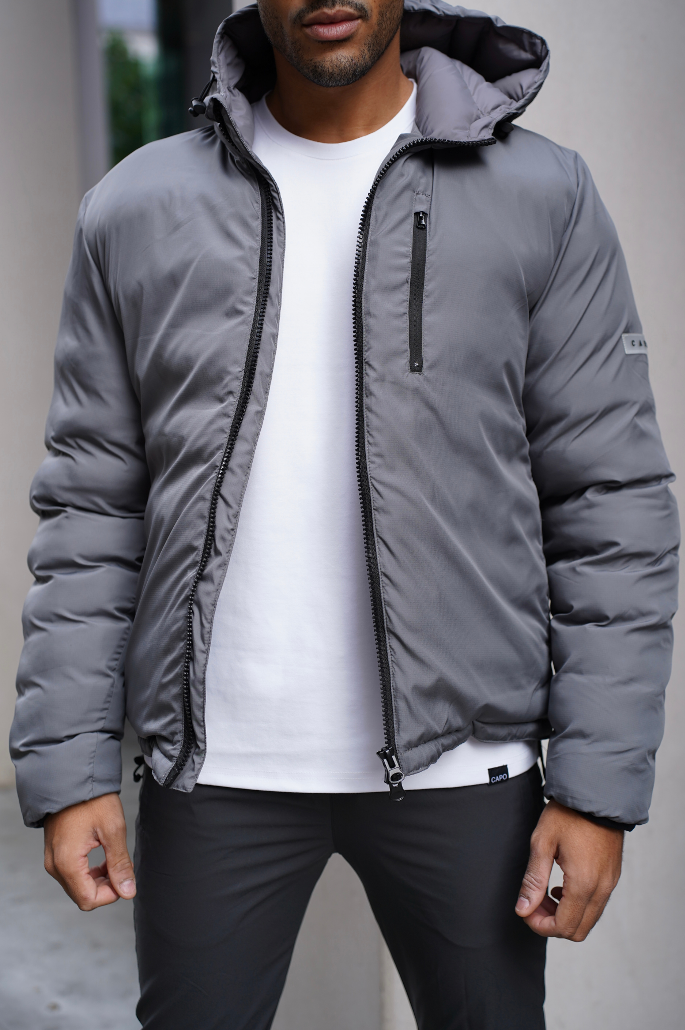 Capo BRIDGE Coat Jacket - Grey