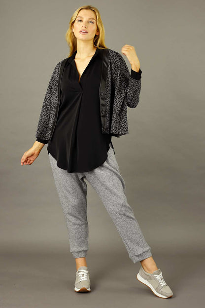 Black Soft Touch Gatsby Shirt - SALE