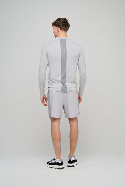 Capo Active Performance 1/4 Zip Top - Light Grey
