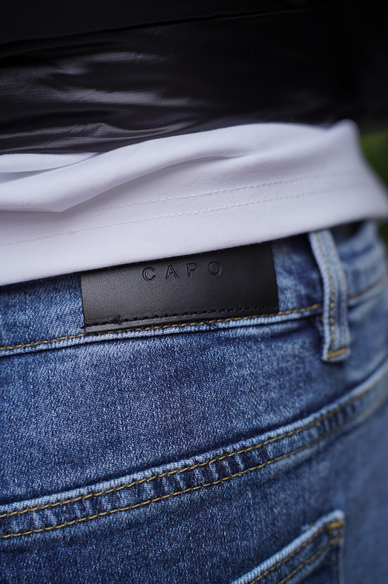 Capo Slim Fit Denim Jeans - Mid Blue