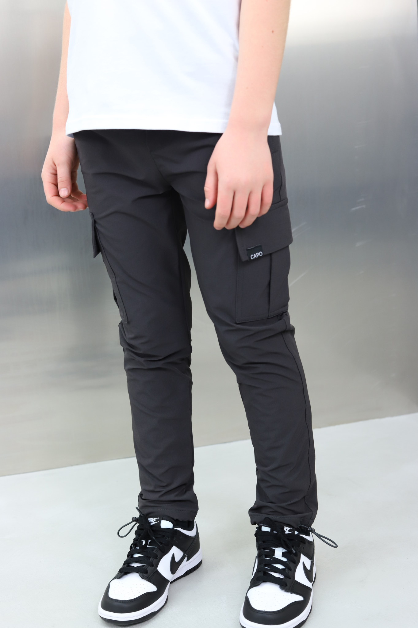 Capo KIDS - UTILITY Cargo Pant Toggle V2 - Charcoal