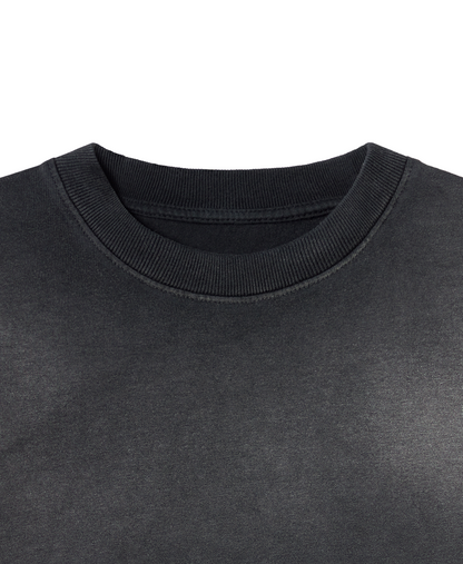 300 GSM 'Faded Black' T-Shirt