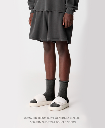 350 GSM 'Mud Gray' Short Pants