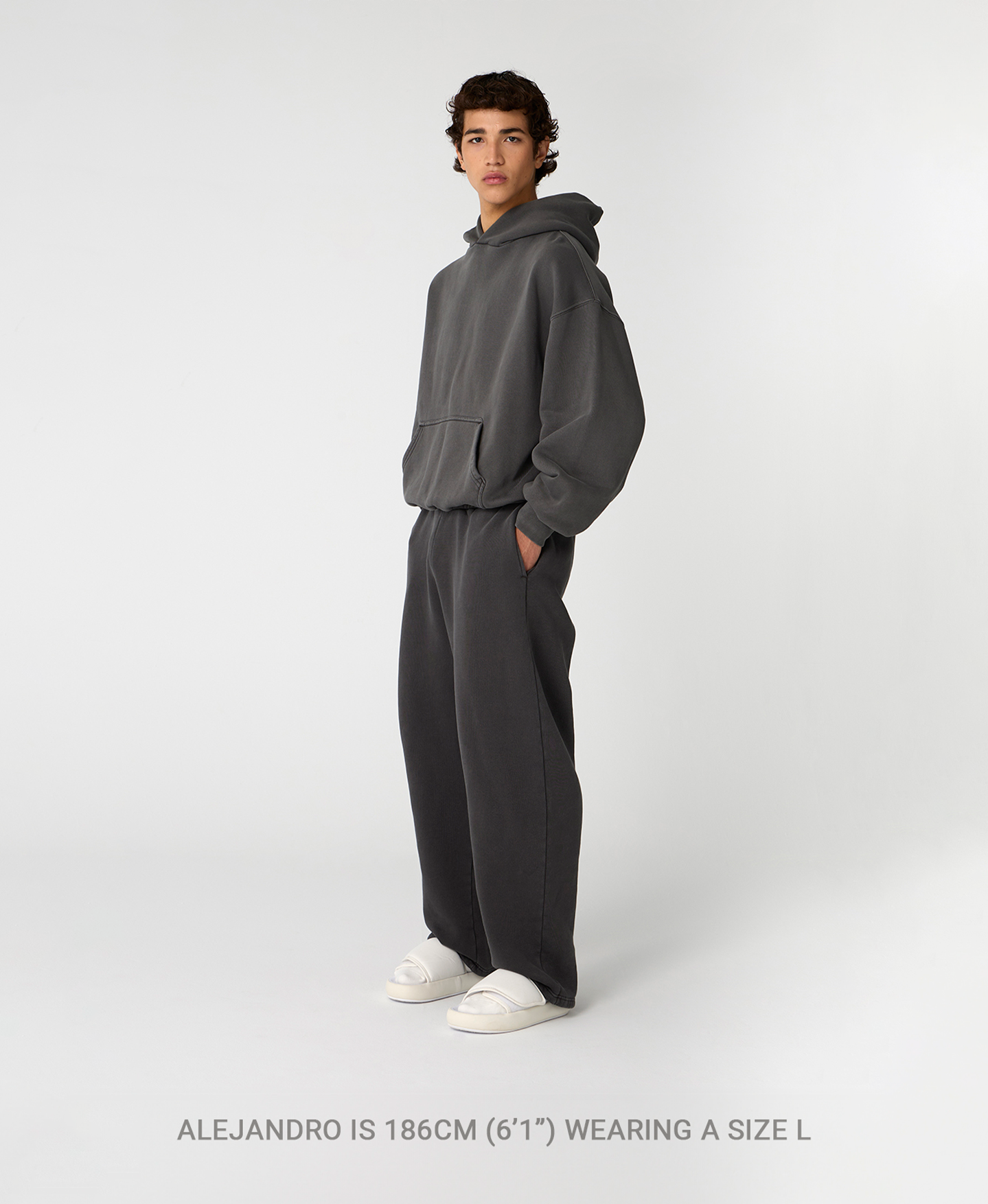 450 GSM 'Light Heather Gray' Hoodie