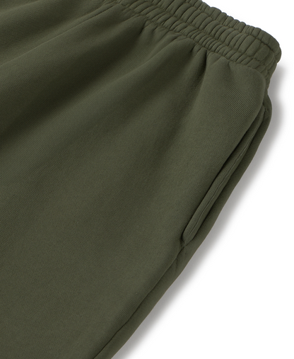 450 GSM 'Olive' Straight-leg Pants