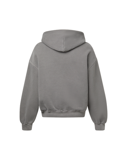 450 GSM 'Mud Gray' Zipper