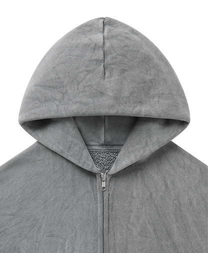 450 GSM 'Vintage Gray' Zipper