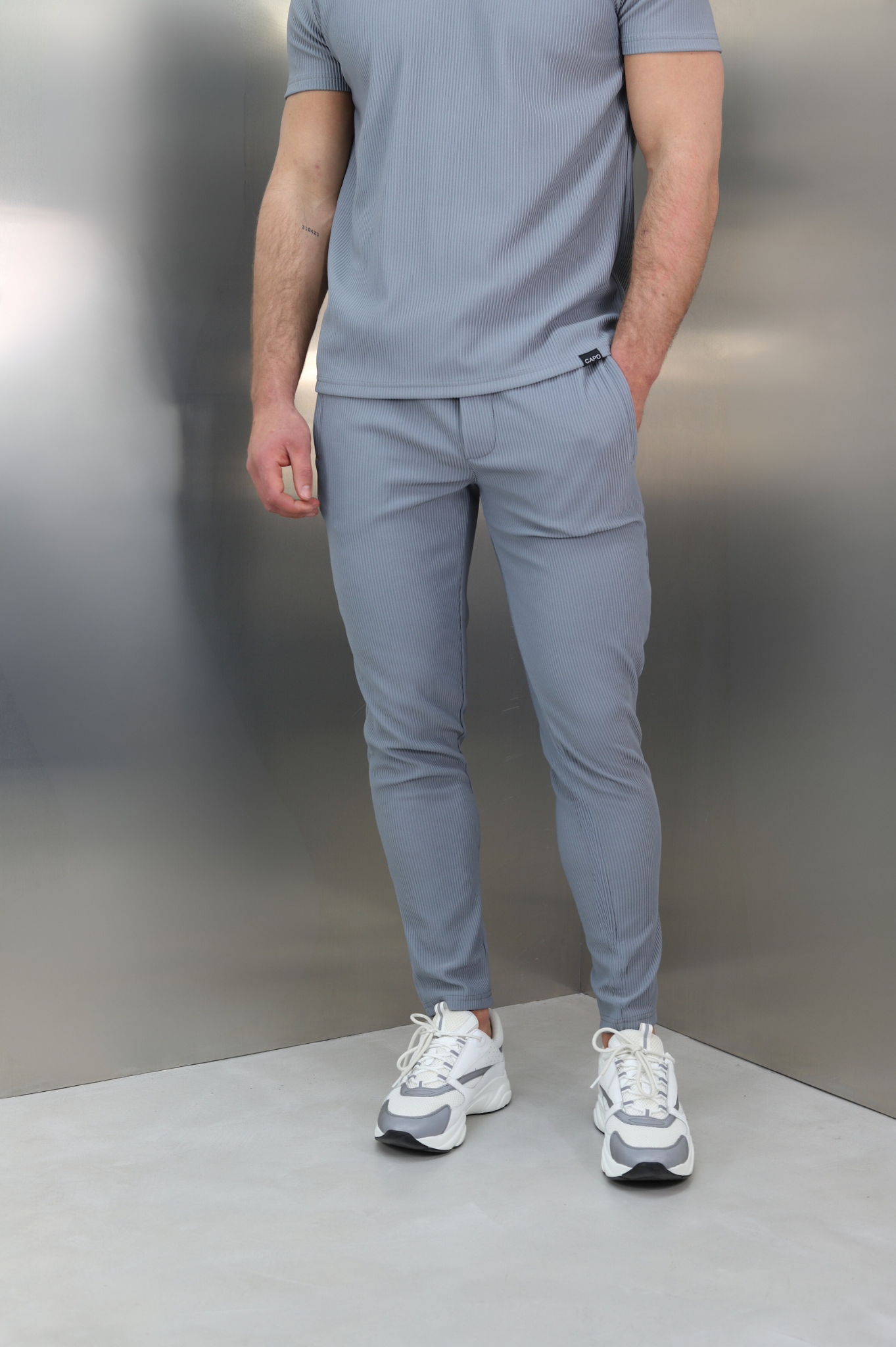 Capo PLEAT Trouser - Grey