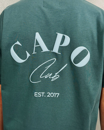 Capo Kids Beach Club T-Shirt - Dusky Blue