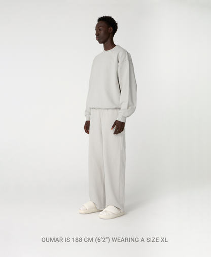 600 GSM 'Bone White' Crewneck