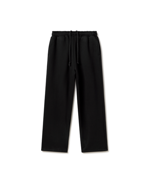 450 GSM 'Jet Black' Straight-leg Pants