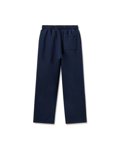 600 GSM 'Navy Blue' Straight-leg Pants