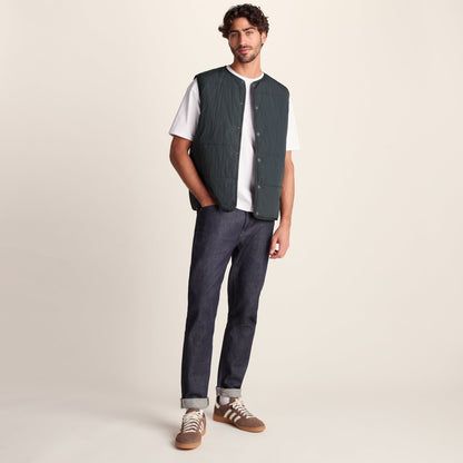 Sutterby Mens Shower Resistant Insulated Gilet - Deep Slate