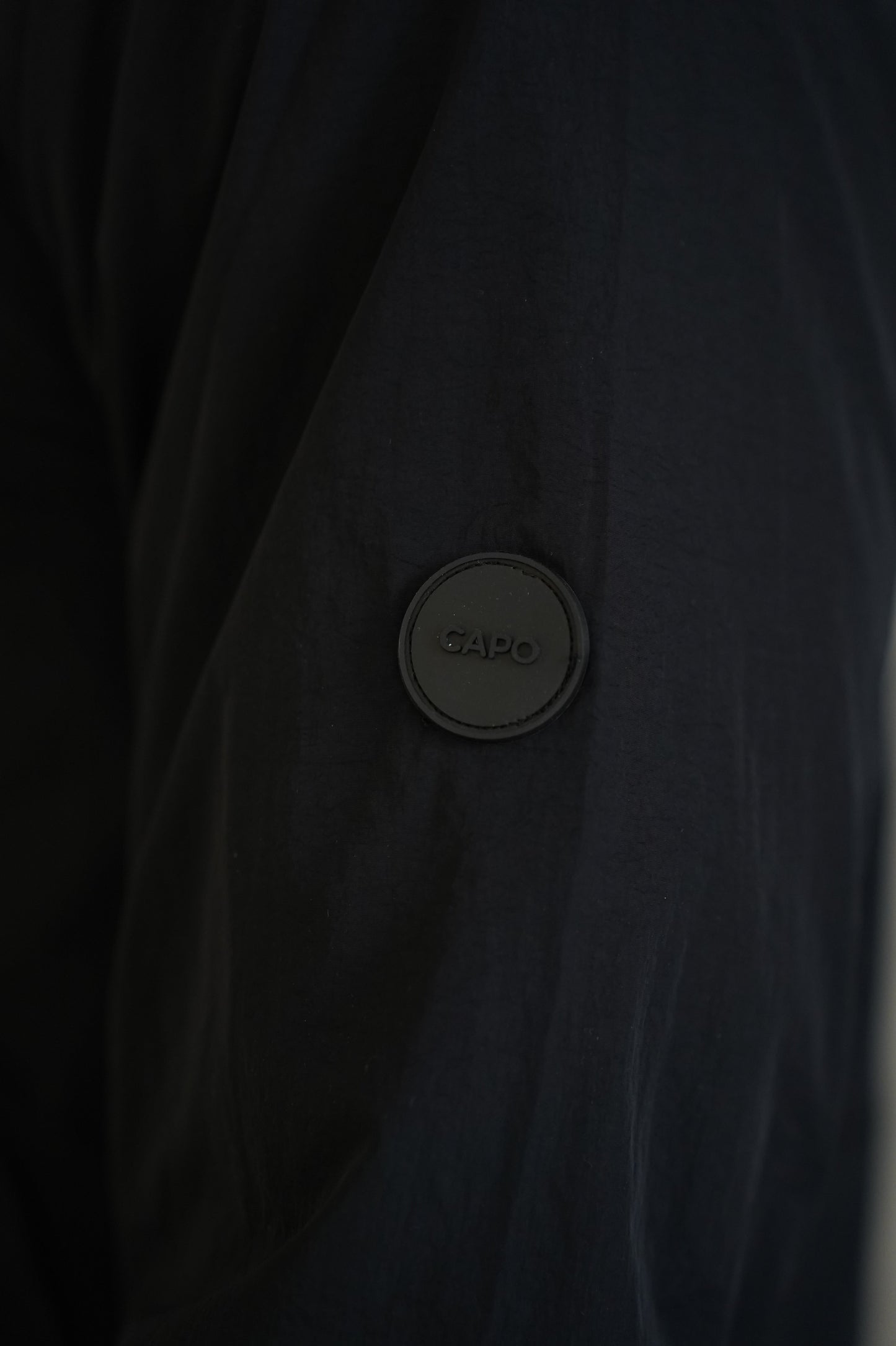 Capo Crinkle Lightweight Jacket - Black