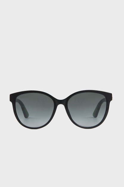 Black Round Frame Sunglasses
