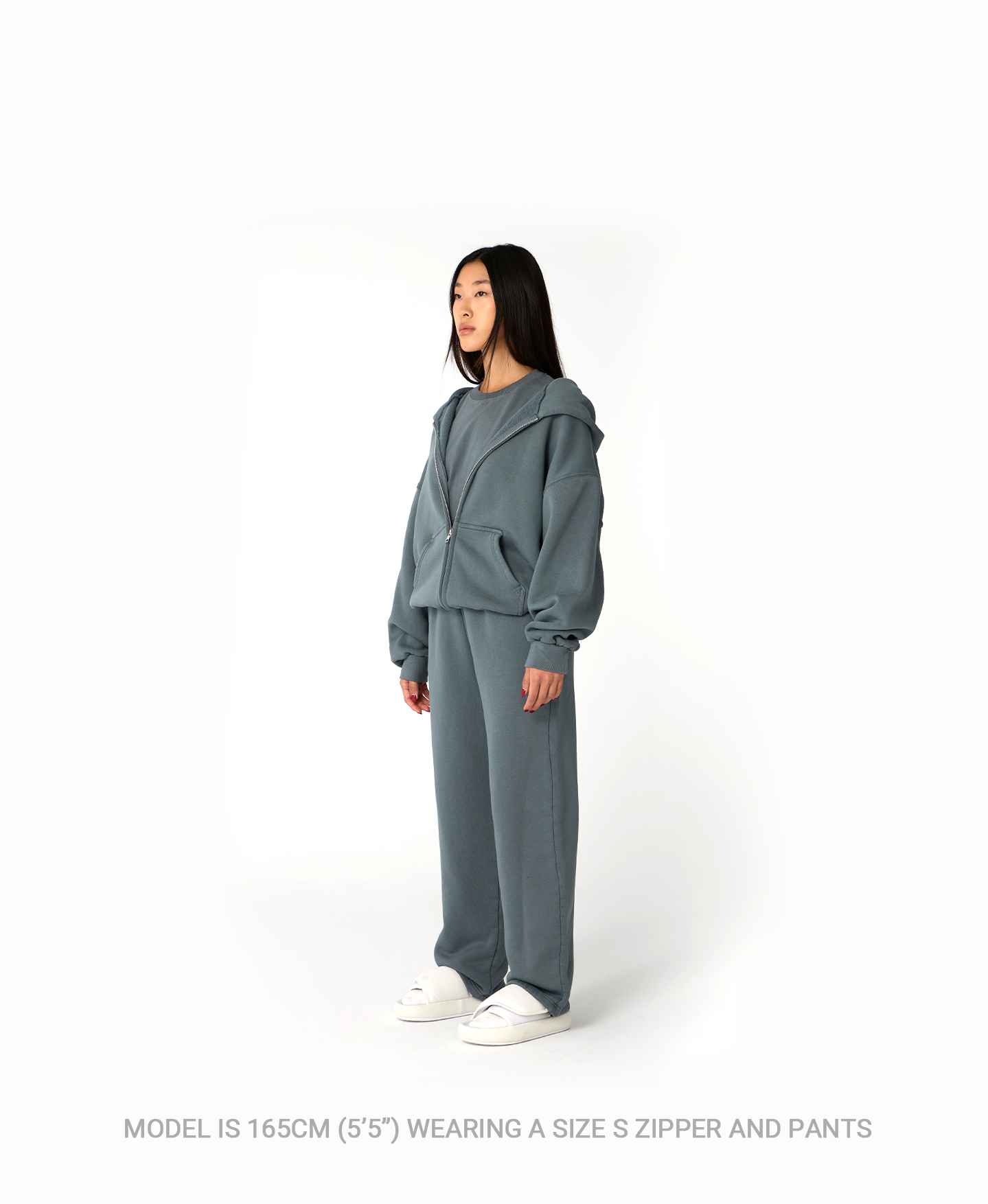 450 GSM 'Olive' Zipper