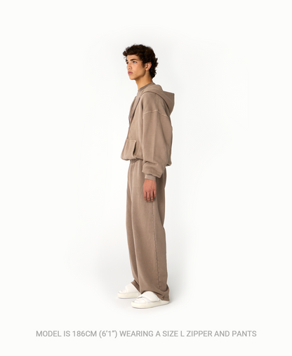 450 GSM 'Chocolate' Zipper