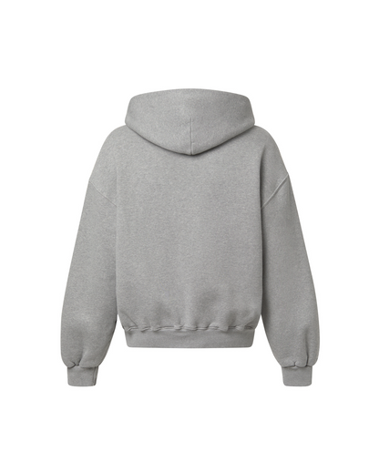 450 GSM 'Ash Gray' Zipper