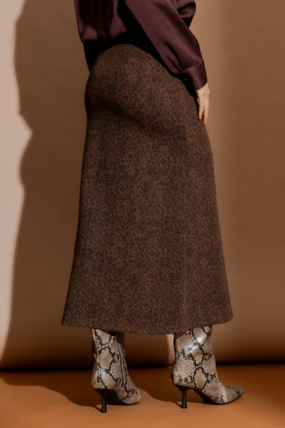 Animal Maxi Skirt