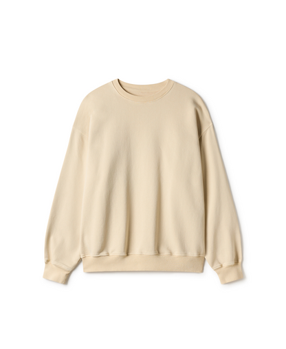 600 GSM 'Cloud Cream' Crewneck