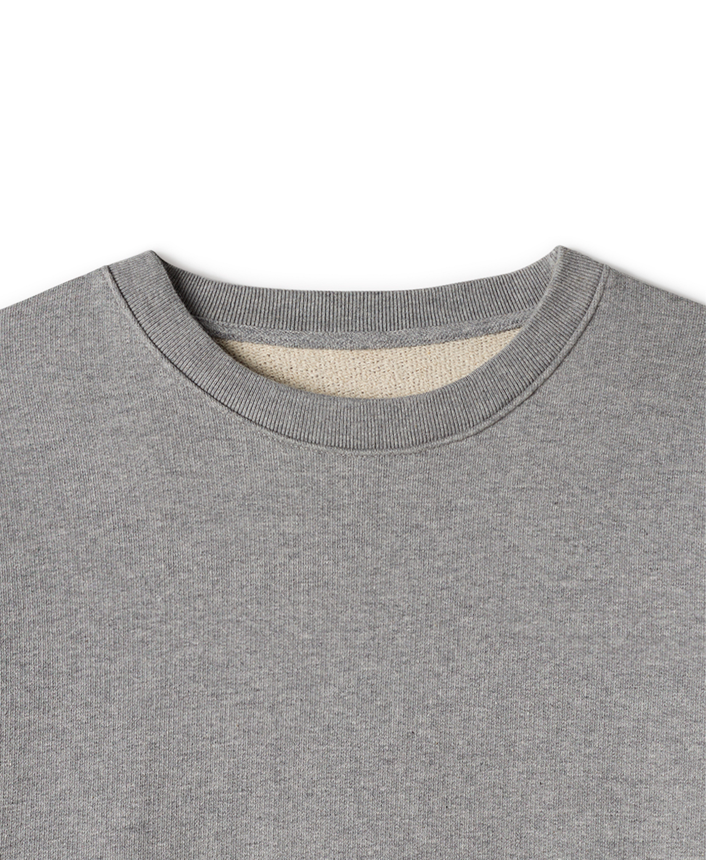 600 GSM 'Ash Gray' Crewneck