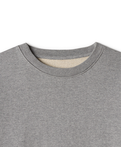 600 GSM 'Ash Gray' Crewneck