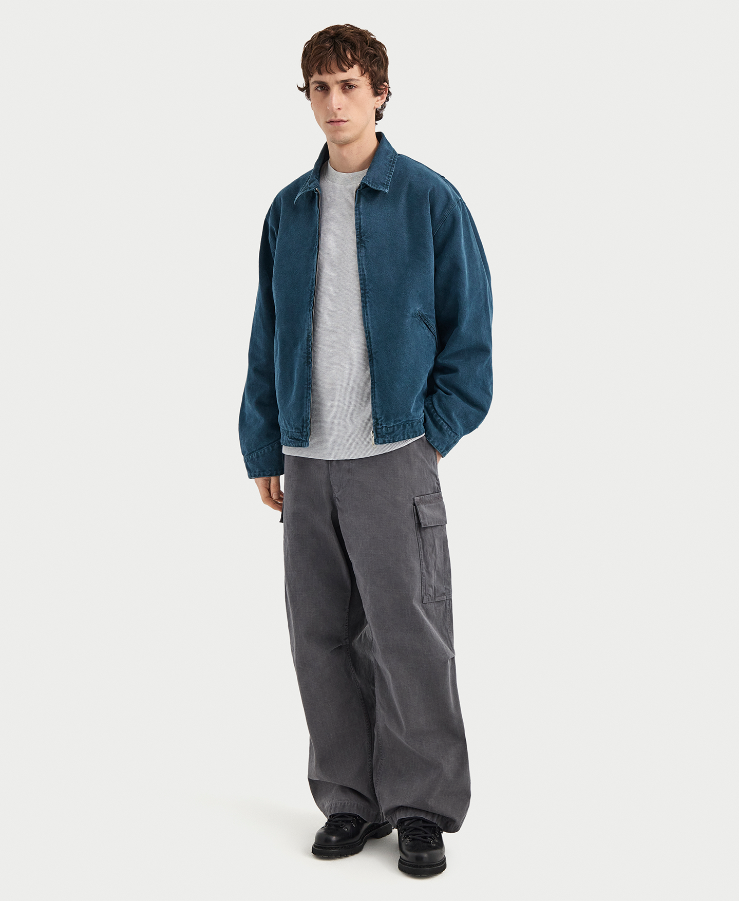 'Anthracite' Ripstop Cargo Pants