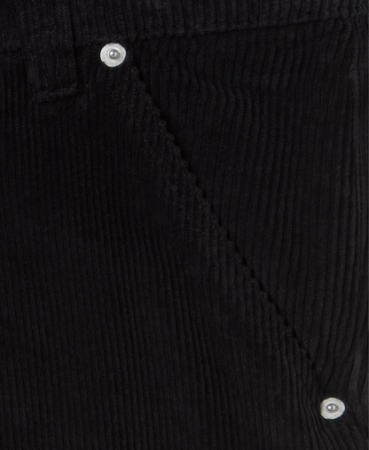 'Jet Black' Corduroy Pants