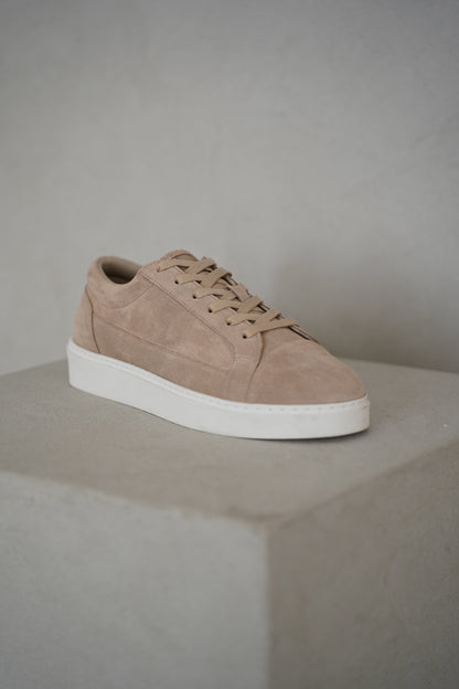 Capo Oxford Suede Trainer - Stone