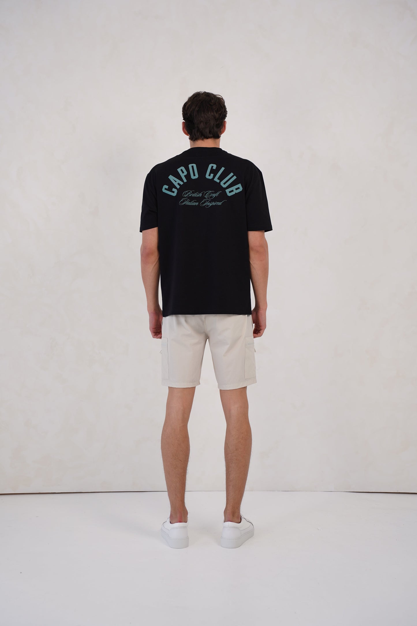 Capo Club Script T-Shirt - Black/Green