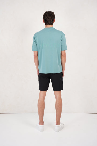 Capo Club Craftsman Crest T-Shirt - Oil Blue/Tonal