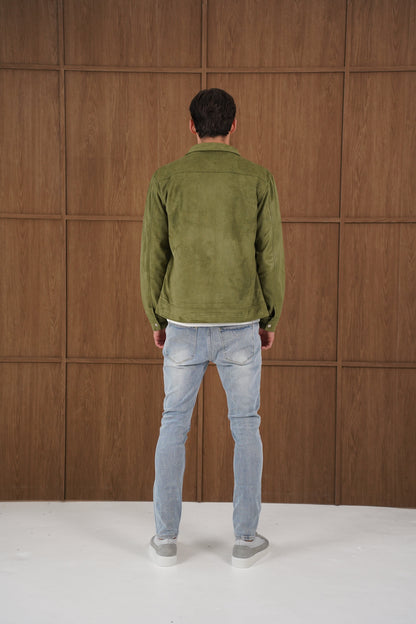 Capo SUEDE Jacket - Olive