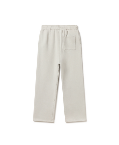 450 GSM 'Ecru' Straight-leg Pants