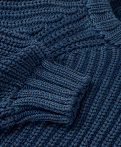 3 Gauge 'Vintage Navy' Knit